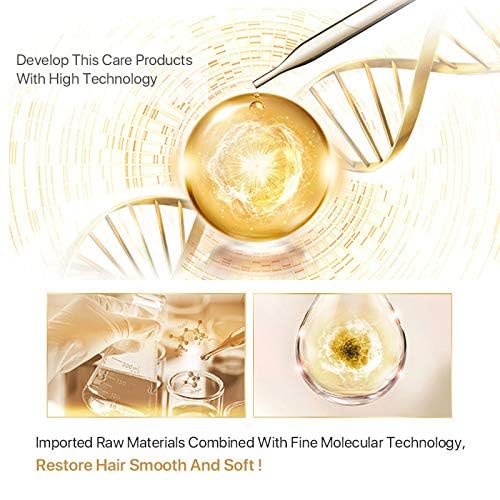 PURC Magical Keratin Treatment Mask, Advanced Molecular Roots Conditioner for Dry & Damaged Hair, 5 Seconds Restore Soft Hair (120ml)