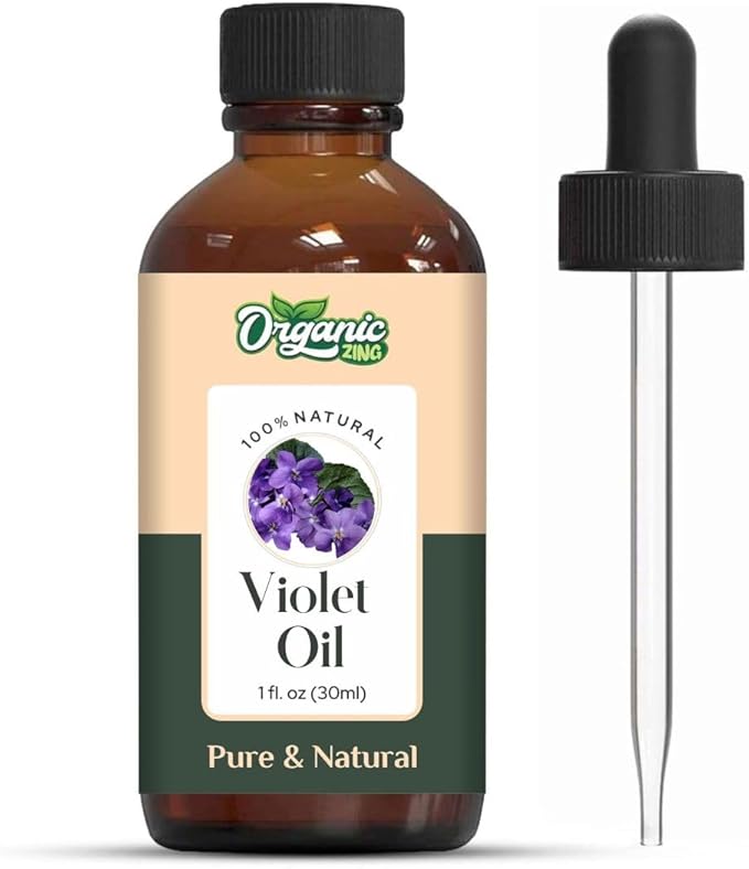Violet (Viola) Oil | Pure & Natural Essential Oil for Aroma, Diffusers, Haircare & Massage - 30ml/1.01fl oz