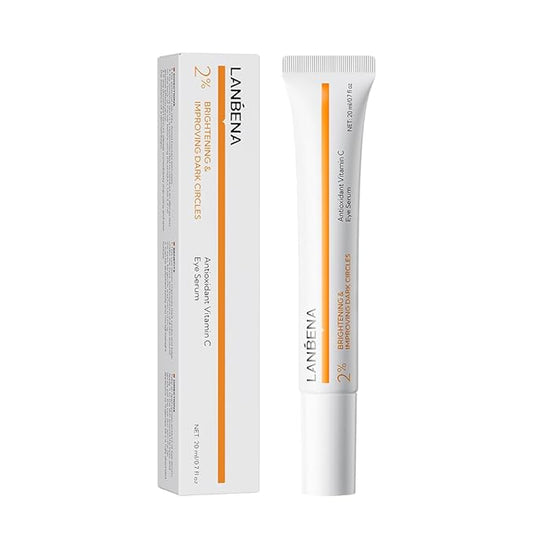 LANBENA Eye Cream for Wrinkles,Anti-Aging Eye Cream with Vitamin C,Reduce Fine Lines,Firm Eye Skin,Puffy Eyes and Dark Circles Treatments
