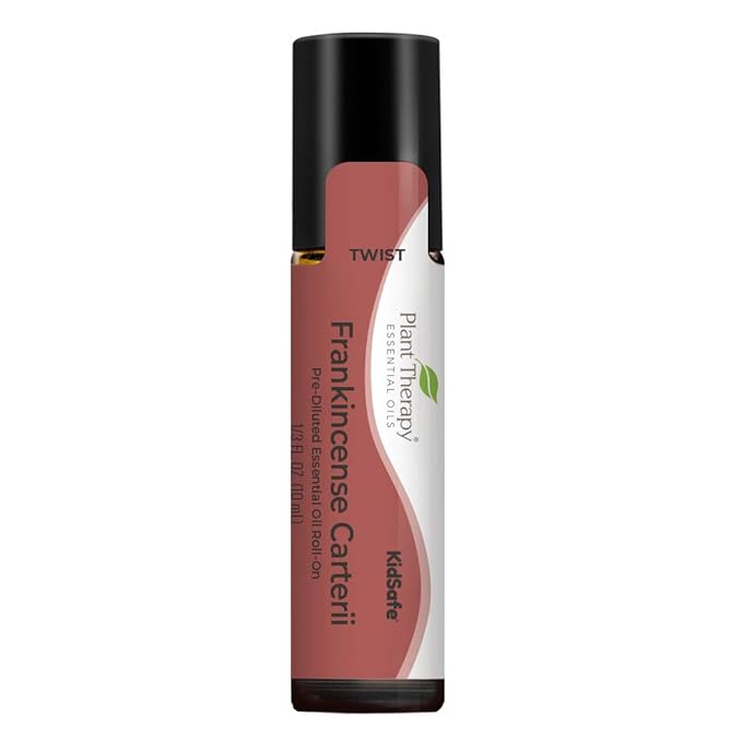 Plant Therapy Frankincense Carterii Essential Oil 100% Pure, Pre-Diluted Roll-On, Natural Aromatherapy, Therapeutic Grade 10 mL (1/3 oz)