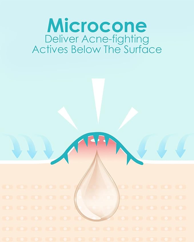 Microdart Acne Patch (72 Patches) - Hyaluronate, Salicylic Acid, Vitamin C, Microdart Pimple Patch for Deep, Early Stage and Hidden Pimples (72 Count (Pack of 1))