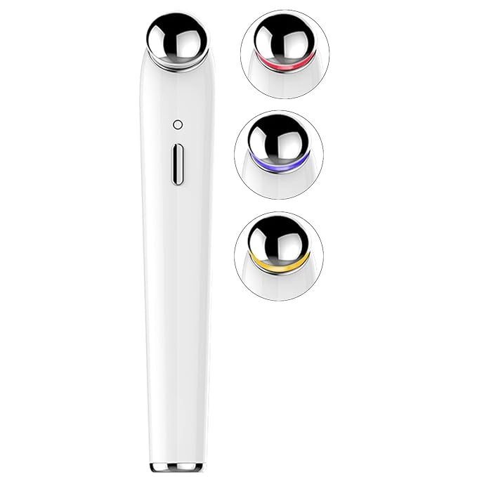 Eye Lift Wand, Eye Massager, Facial Massager for Dark Circles, Puffiness Under Eyes, Electrical Face & Neck Massage Pen for Fine Lines and Wrinkles