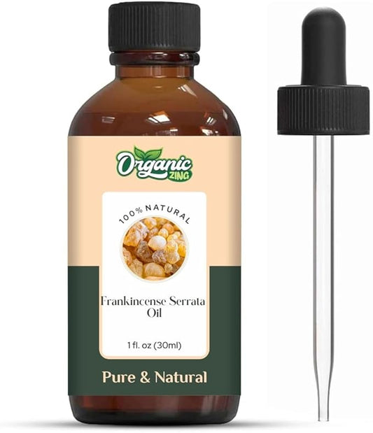 Frankincense Serrata (Boswellia serrata) Oil | Pure & Natural Essential Oil for Skincare, Aroma and Diffusers- 30ml/1.01fl oz