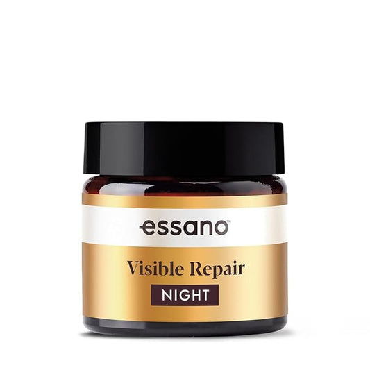 Essano Visible Repair Night Cream Face Moisturizer, Vitamin B3, Mature Skin Face Cream Supports Appearance of Fine Lines & Wrinkles, Cruelty Free, 50g