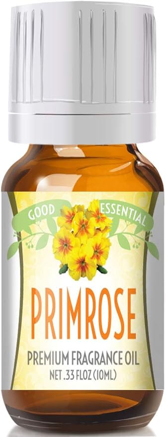 Good Essential 10ml (0.33 fl oz) Primrose Fragrance Oil, Aromatherapy & Diffuser Blend, Candle & Soap Making - Scented Oil for Home