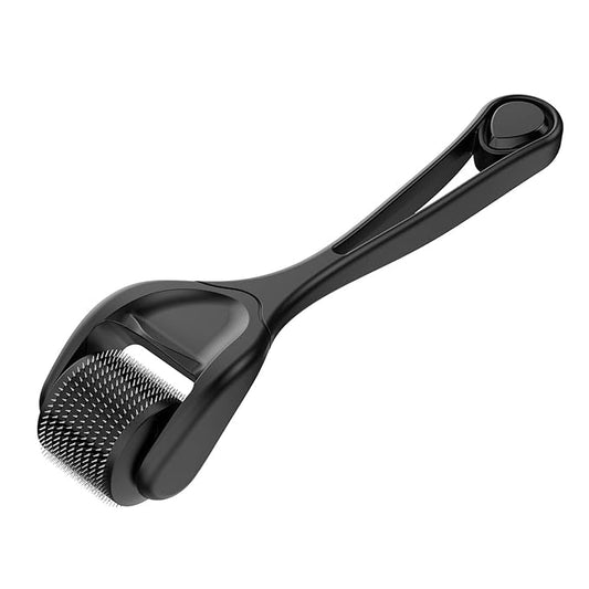 Microneedling Roller for Face and Beard | Derma Roller for Women and Men | Micro Needle Roller for Scalp Face [Compact]