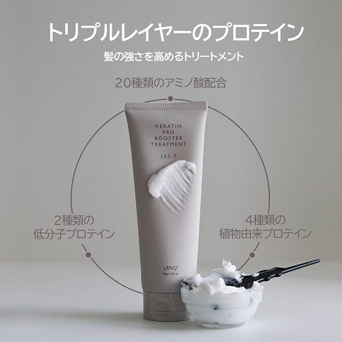 L03 korean hair treatment (hair mask) keratin pro booster for frizzy dry damaged hair, smooth conditioner-mask combo/korean hair care