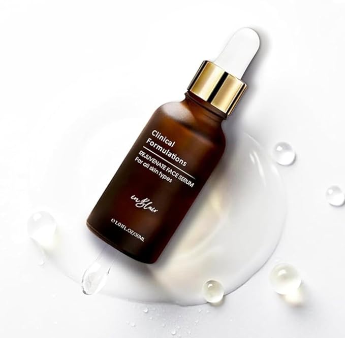 2 Bottle Pack - Inblair Rejuvenate Resurfacing Face Serum - Skin Care Serum for Face Wrinkles, Fine Lines, Dark Spots - Multi-Weight Hyaluronic Acid Formula for All Skin Types