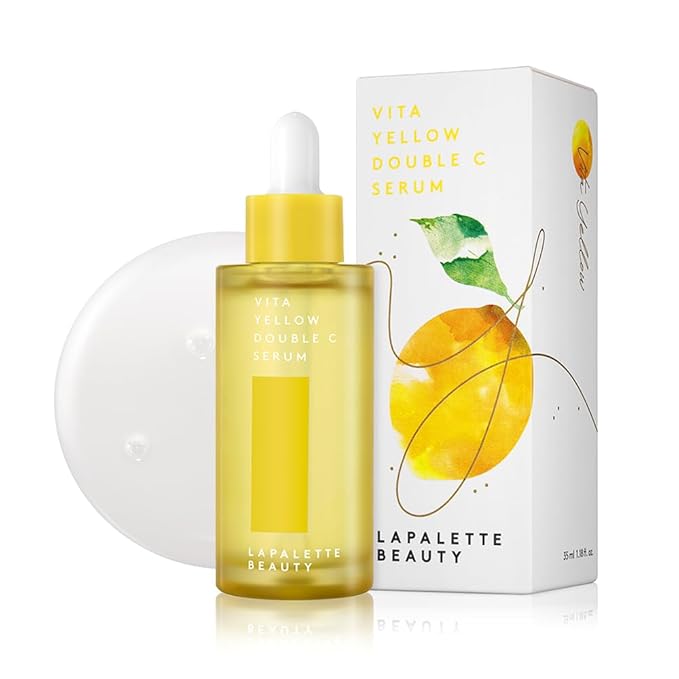 Beauty Vita Yellow Double C Serum. 1.18 Fl.oz | Nourishing & Skin Firming Effects | 9 Essential Vitamins | Korean Skincare
