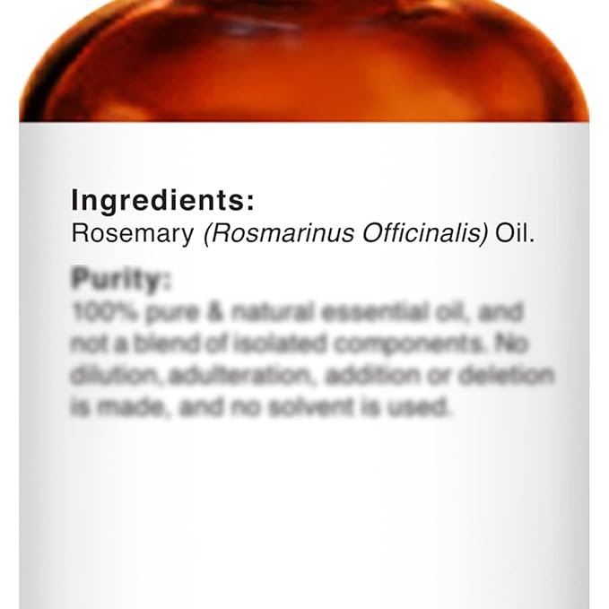 MAJESTIC PURE Rosemary Essential Oil | 100% Pure and Natural Rosemary Oil | Premium Grade Essential Oils for Hair Care, Home Diffusers, Skin, Aromatherapy, Massage and Humidifiers | 1 Fl Oz