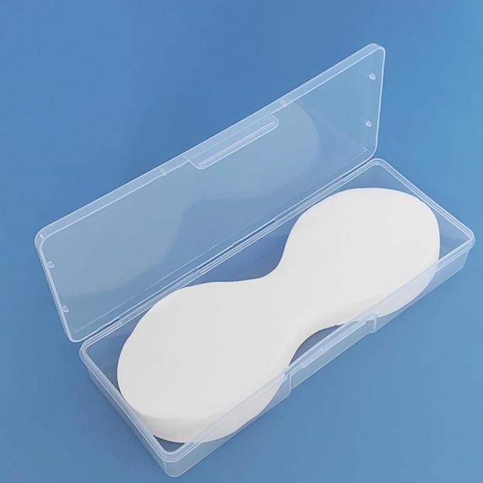 100 Sheets Disposable Eye Masks Paper Non-Woven Eyes Covers Under Eye Patches Facial Spa Eyes Care DIY Eye Pads for Skincare Home Salon Beauty Tools