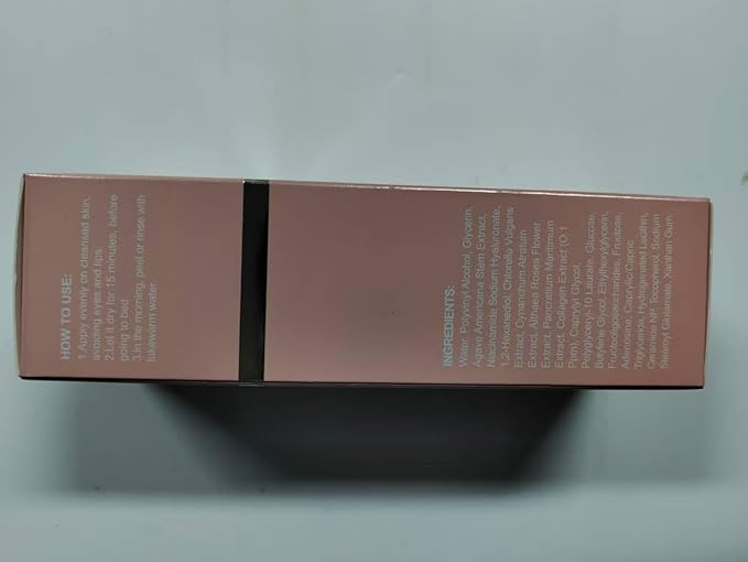 Collagen Night Wrapping Mask, Peel Off Face Mask with Jelly Brush, Jelly Masks for Facials Professional Korean Skin Care, Elasticity & Hydration Care Overnight Collagen Mask for Women - 2.53 oZ