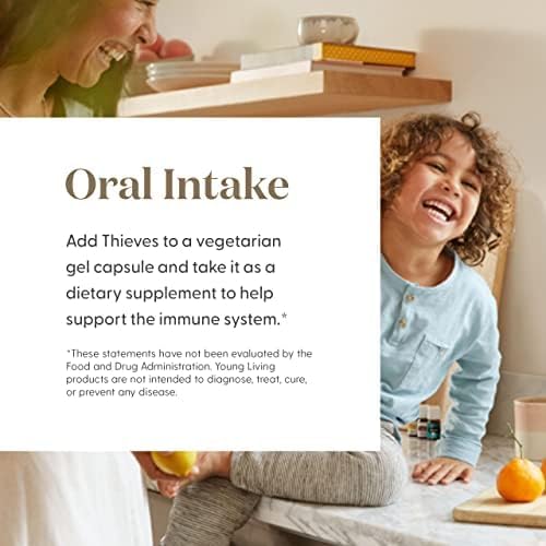 Thieves Vitality Essential Oil by Young Living, 5 Milliliters, Dietary