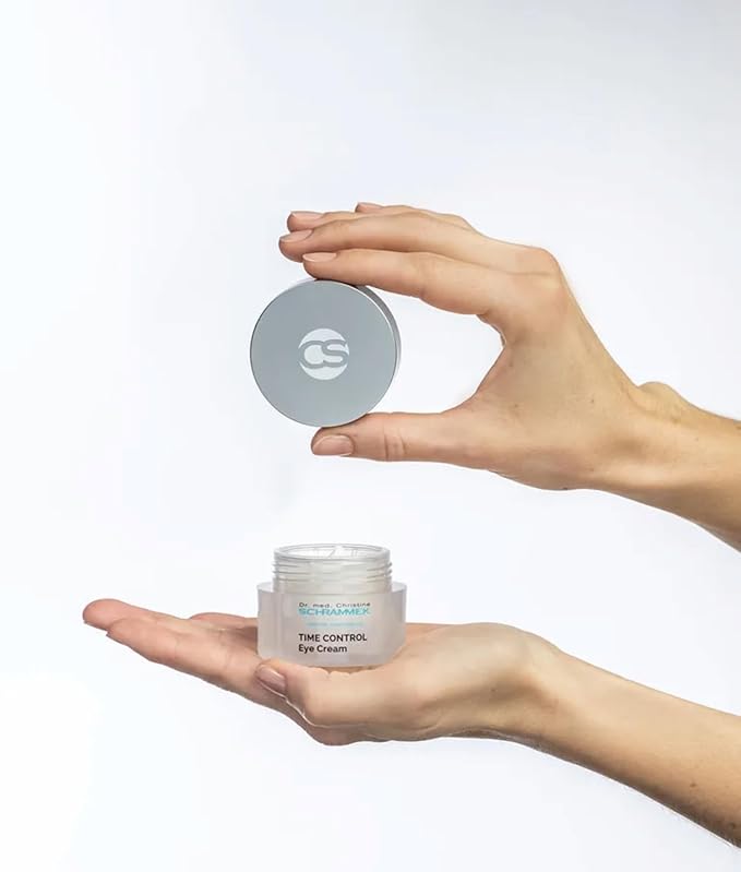 Schrammek TIME CONTROL Eye Cream (0.5 fl oz) - for Demanding Skin - Reduces Circles Under Eyes - with Matrixyl® 3000 & Milk Thistle Oil - Eye Care - Skin Care - Dr
