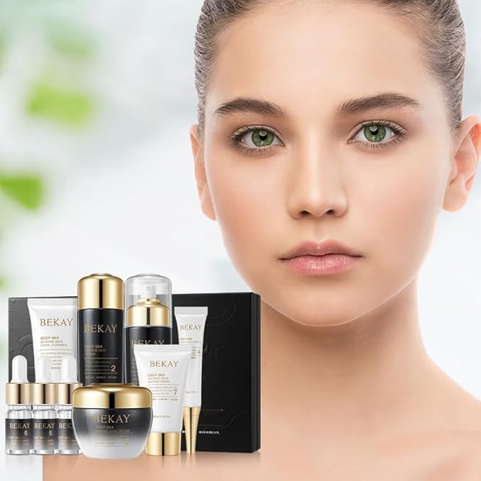 9-In-1 Skin Care Set For Women Moisturizing Rejuvating Anti-Wrinkle Skin Care Kit For Women's Daily Skincare Routine