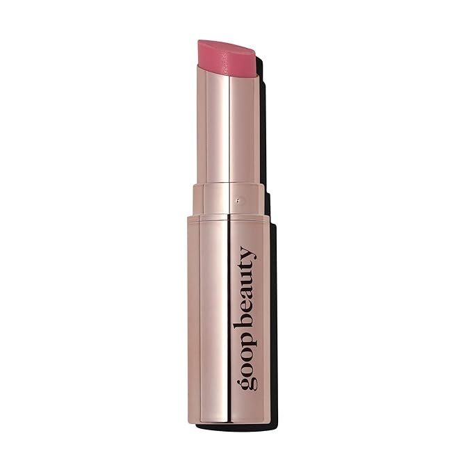 goop Beauty Tinted Lip Balm - Moisturizing, Soothing, Hydrating Lip Balm for Chapped, Cracked & Dry Lips, Nude-Pink Color, 0.16 oz