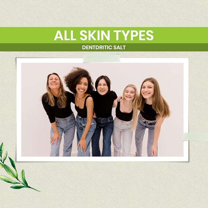 Soapeauty Dendritic Salt 2 lbs | Premium Fine Salt Grain Bath Scrub, Milk Bath, Exfoliant for Body Relaxation