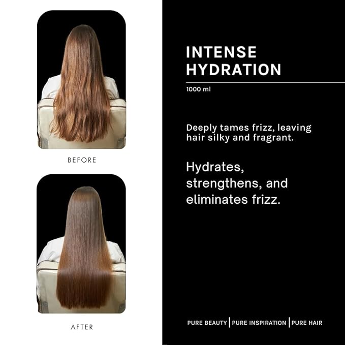 pH PURE HAIR Smooth Perfect Anti Frizz Hair Mask - Softens and adds shine for Frizzy, Unruly Hair, Enriched with Monoi Oil and Magnolia Extract 33.8 Oz