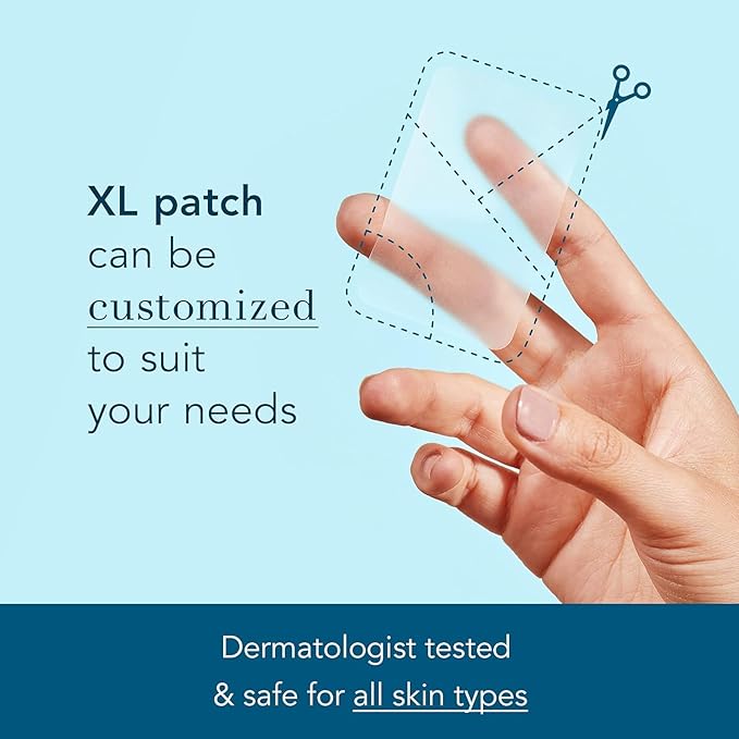 Rael Pimple Patches, Miracle XL Spot Control Cover - Hydrocolloid Acne Patch for Face, Zits & Blemish, Back and Body, Korean Skin Care, Vegan, Cruelty Free (6 Count)
