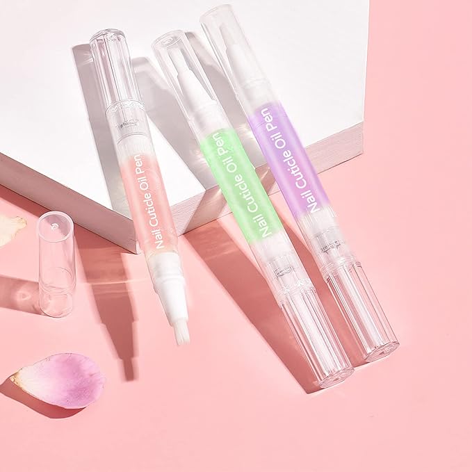 Nail Cuticle Oil Pen 28Pcs Nail Care Oil Pen Nail Nourishment Polish With Vitamins Moisturized Gel Repair For Gel Nails Care