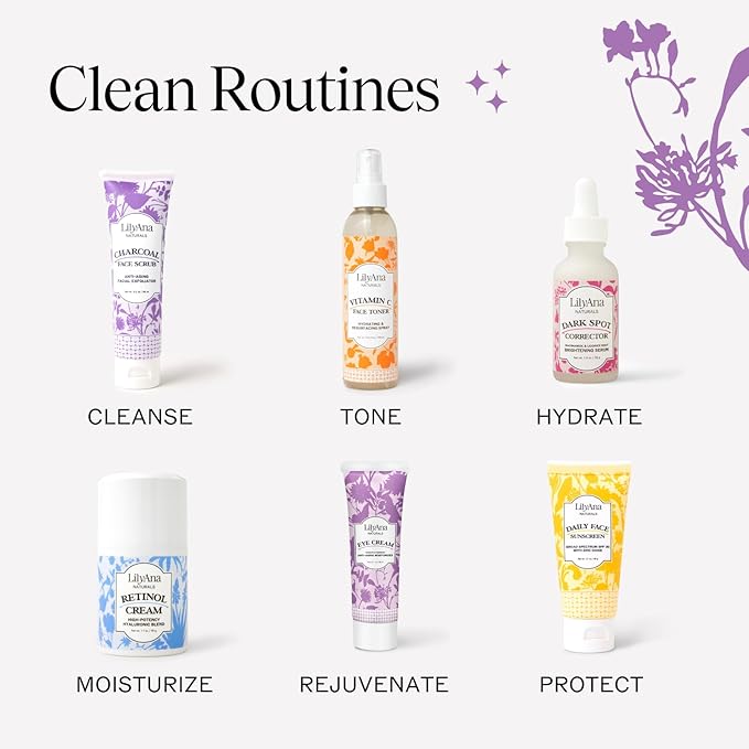 LilyAna Naturals Eye Cream for Dark Circles and Puffiness, Anti Aging Under Eye Cream for Wrinkles and Bags helps Improve Dryness; for Sensitive Skin (Bottle, 1.0 Ounce (Pack of 1))