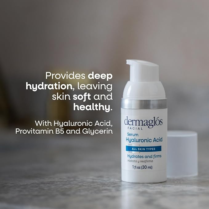 Skincare Facial And Body Set | Micellar Water 13,52 floz + Hyaluronic Acid Serum With Provitamin B5 1 floz + Ultra Volume Night Cream 1,76 oz + Body Cream Hydration for 24 hours 10,58 oz