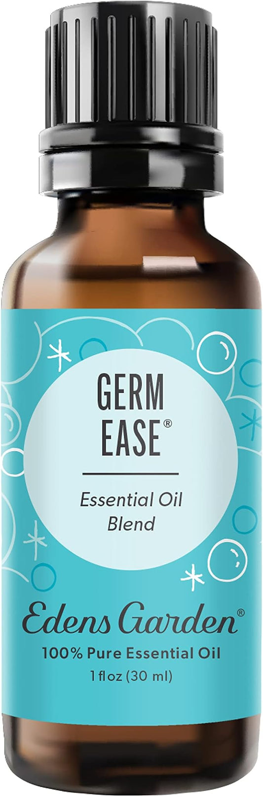 Edens Garden Germ Ease Essential Oil Blend- 100% Pure Premium Grade, Undiluted, Natural, Therapeutic, Aromatherapy, The Best for Kid Safe, Skin, Humidifiers 30 ml (1 fl oz)