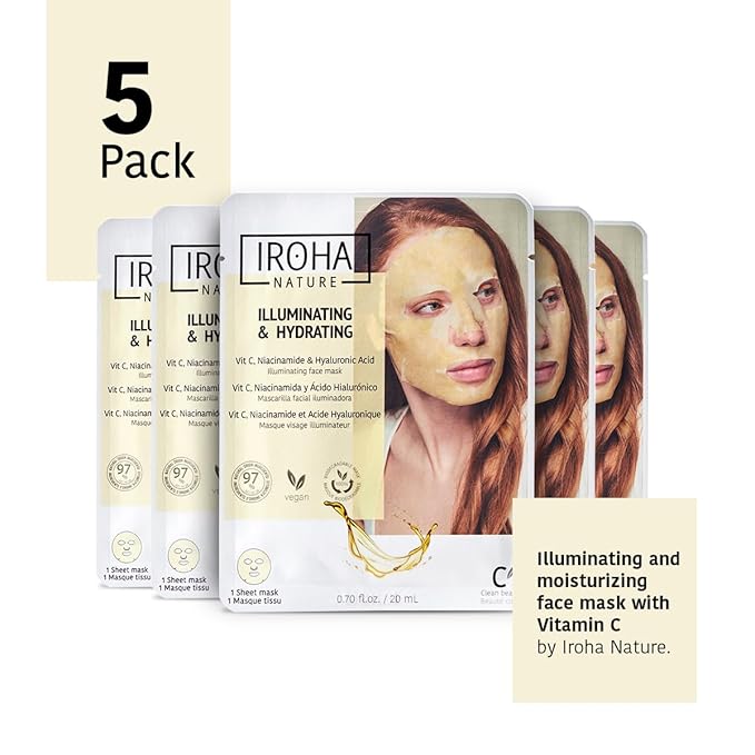 Vitamin C Skin Care Mask - Pack of 5 Pieces