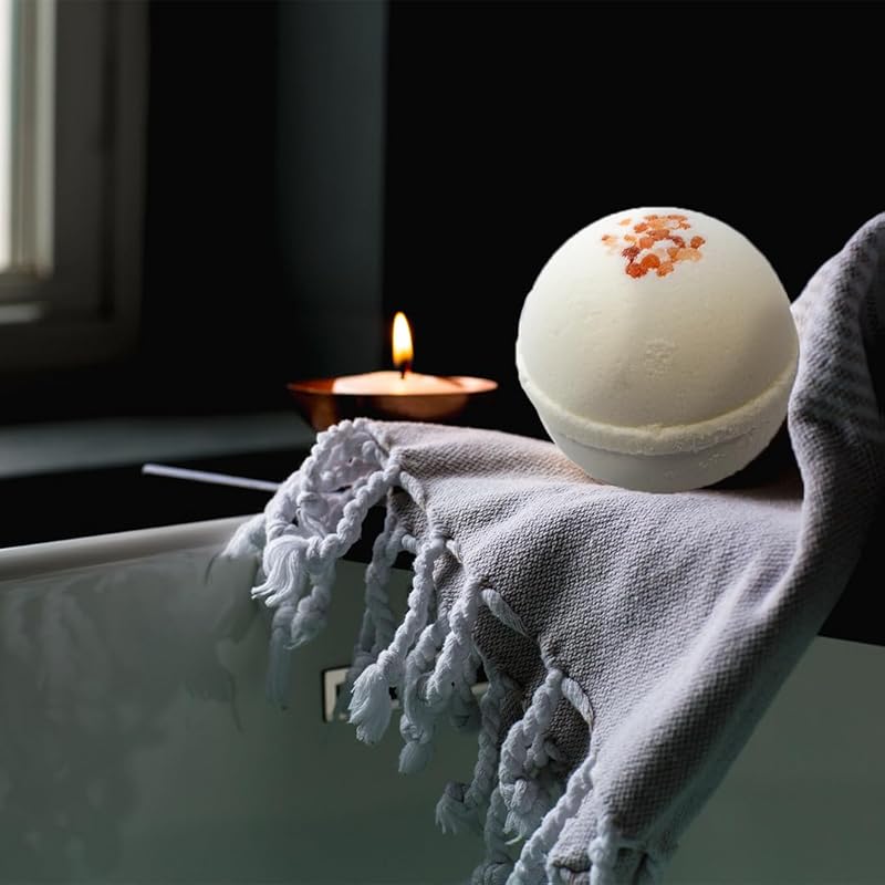 Natural Amor Lavender Blanket Spa Gift for Women 8pcs, Birthday Gift for Women, Self Care Gift, Mother's Day Gift