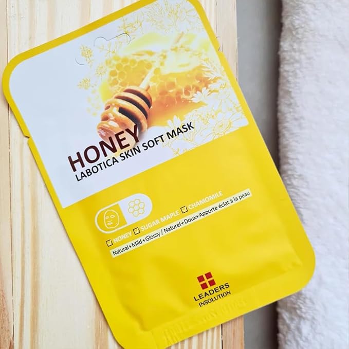 Honey Skin Soft Mask - Deep Hydration Elasticity Boost & Collagen Synthesis for Youthful Skin - Ideal for Dry Skin, Fine Lines, and Acne Care Korean Skincare (10 Sheets)