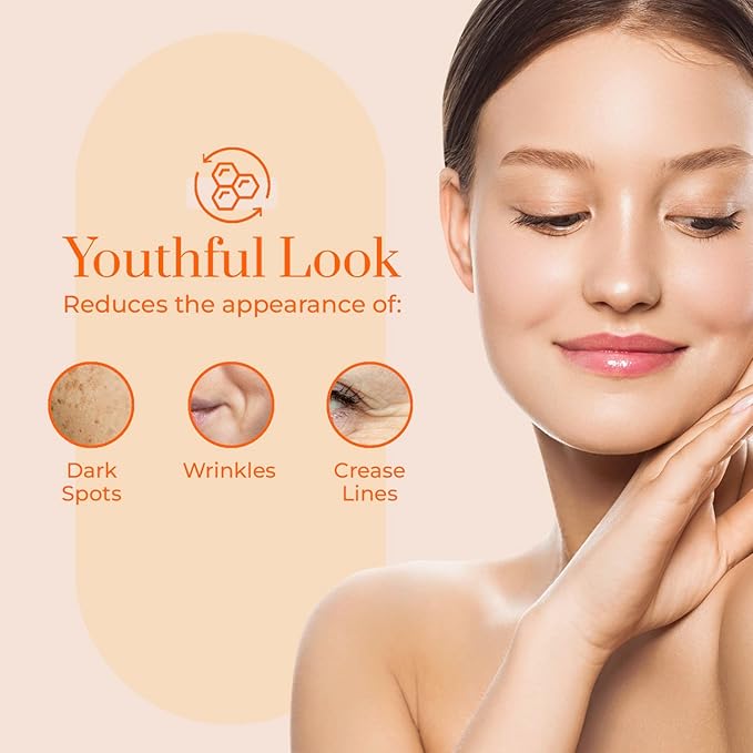 Vitamin C & Collagen + Hyaluronic Acid & Retinol Moisturizer - Dermatologist Tested, Anti-Aging, Fine Lines & Wrinkles Treatment, Korean Skin Care, All Skin Types - Value Set