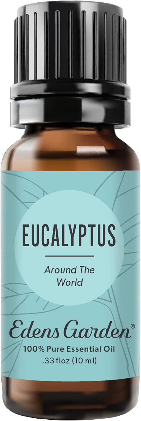Edens Garden Eucalyptus Around The World Essential Oil, 100% Pure Therapeutic Grade (Undiluted Natural/Homeopathic Aromatherapy Scented Essential Oil Singles) 10 ml