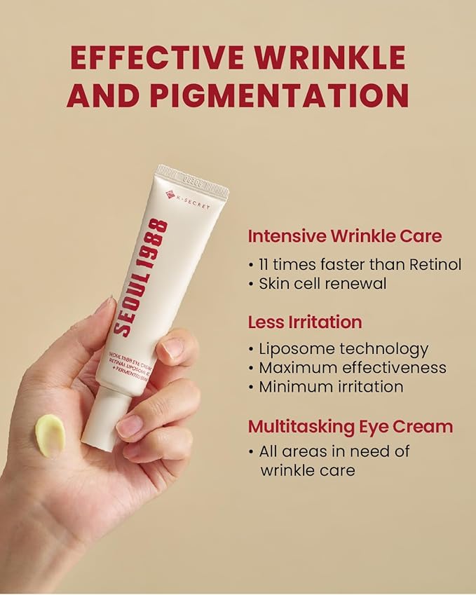 KSECRET SEOUL 1988 Eye Cream : Retinal Liposome 4% + Fermented Bean, 30ml/1.01 fl.oz.