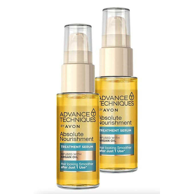 Advance Techniques Absolute Nourishment Hair Serum with Argan Oil 30 ml / 1 fl.oz (2 pack)