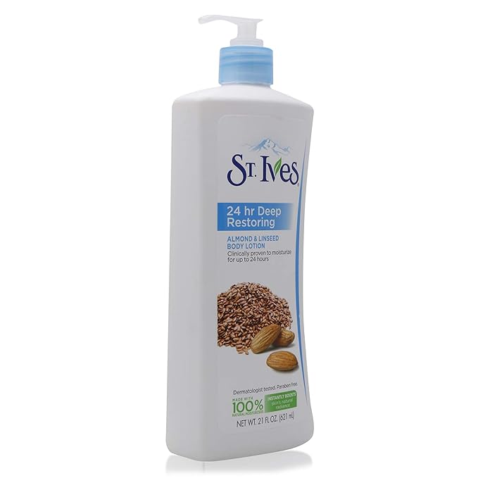 St. Ives 24 hour Deep Restoring, Almond only Body Lotion 21 oz