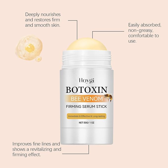 Botox Bee Venom Firming Serum Stick,Advanced Firming & Wrinkle-Reducing Cream, Skin Firming Cream For Body, Lifts, Plumps and Firms Skin,Natural Serum for All Skin Types (2PC)