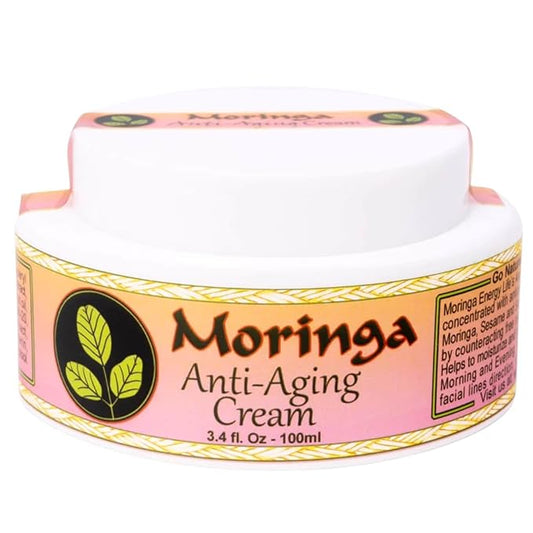 Moringa Anti Aging Cream 13 Natural Herbs with Antioxidants 3.4 oz