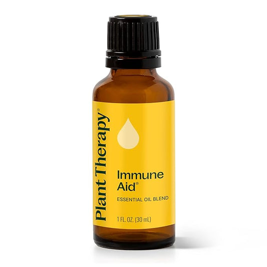 Plant Therapy Immune Aid Essential Oil Blend 30 mL (1 oz) 100% Pure, Undiluted, Therapeutic Grade