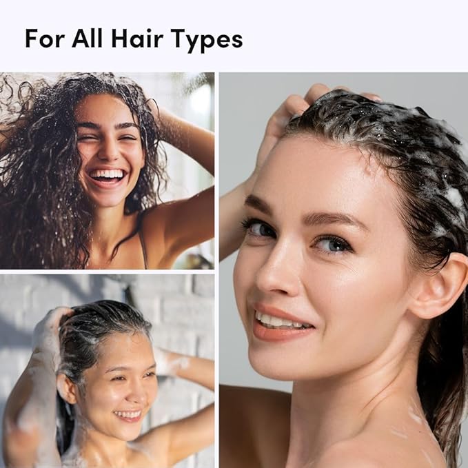 Fancii Hair Scalp Massager, Shampoo Brush for Wet & Dry Hair, Scalp Scrubber Exfoliator for Dandruff Removal & Hair Growth. Shower Head Brush for All Hair Types, Soft Silicone (Black)