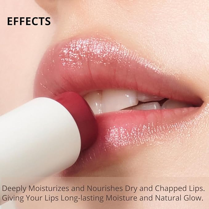 All Day Essential Tinted Lip Balm 04 Allure Rose | Natural Gloss Finish, Moisturizing Lip Care, Deep Nourishing Plant-Based Chapstick, Hydrating Lip Butter for Dry Cracked Chapped Lips