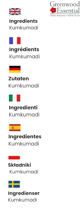 Pure Kumkumadi Oil for Blemishes Free and Radiant Skin Premium Therapeutic Grade for Hair, Skin & Aromatherapy 300ml (10 oz)