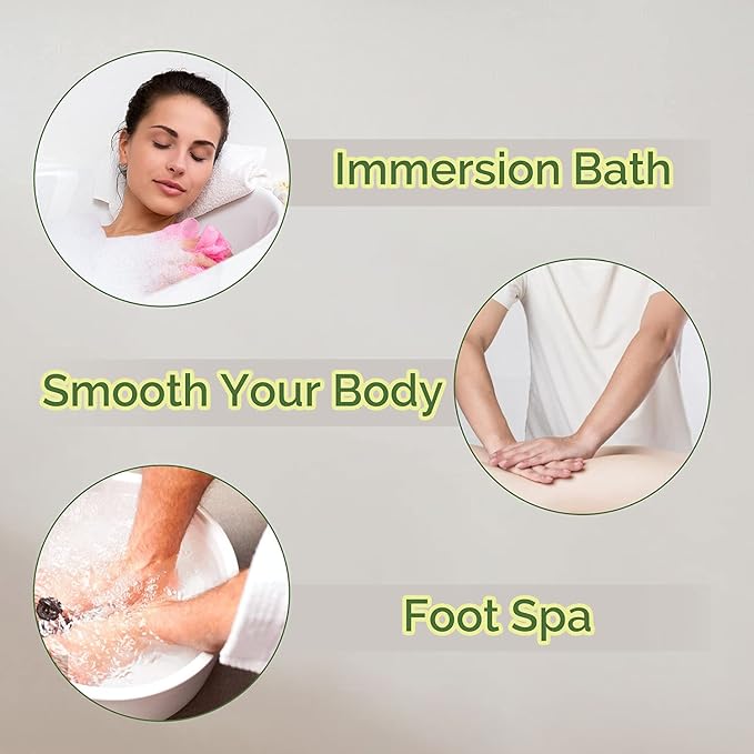 spa luxetique Bath Salts Gift Set 6-Pack, Foot and Body Sea Salts for Soaking, Wooden Scooper, 0.5oz Argan Oil, Bath Salts for Women Relaxing, Mother's Day Gifts for Mom