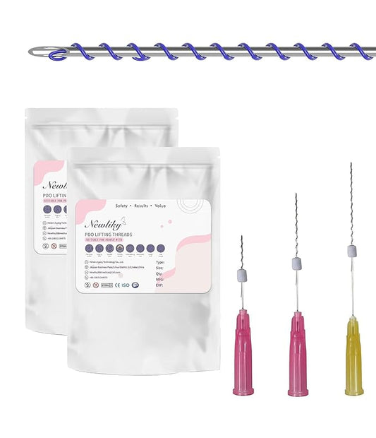 Pdo Threads Pdo Threads Lift for Face Smoothing Wrinkles Pdo Screw Threads Producs Collagen Pdo Lifting Threads Skin Tighten 29g50mm 40Pcs