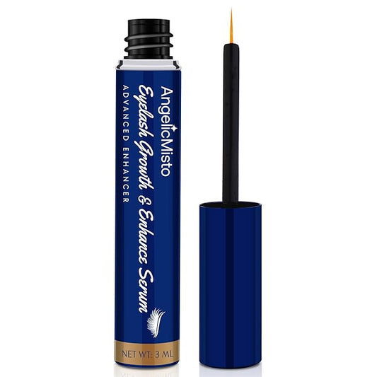 Eyelash Growth Serum: Eyelash Serum to Grow Lashes in 4 Weeks, for Longer & Fuller Eyelashes, 3ML