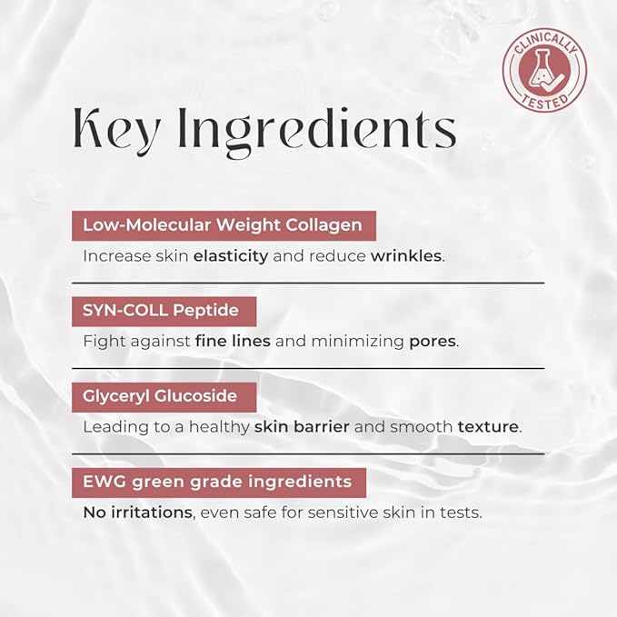 Bio Collagen Face Mask – Hydrating & Anti-Aging Korean Collagen Sheet Masks, Deep Hydration, Smooths Fine Lines, Overnight Face Mask for Radiant Skin (16 pcs)