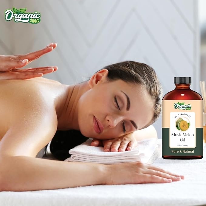 Musk Melon (Cucumis Melo) Oil | Pure & Natural Carrier Oil for Aroma, Skincare & Massage - 118ml/3.99fl oz