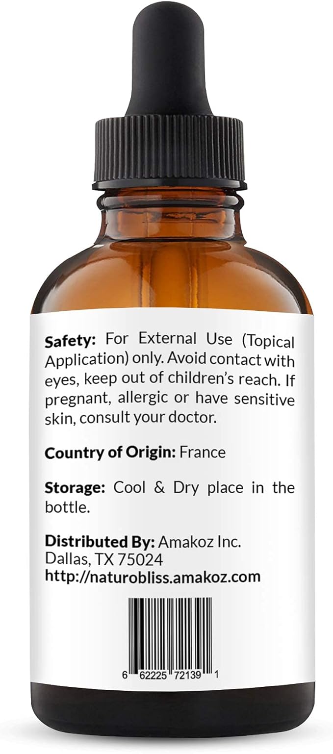 NaturoBliss 100% Pure & Natural Lavender Essential Oil Therapeutic Grade Premium Quality Lavender Oil with Glass Dropper - Huge 4 fl. Oz - Perfect for Aromatherapy and Relaxation