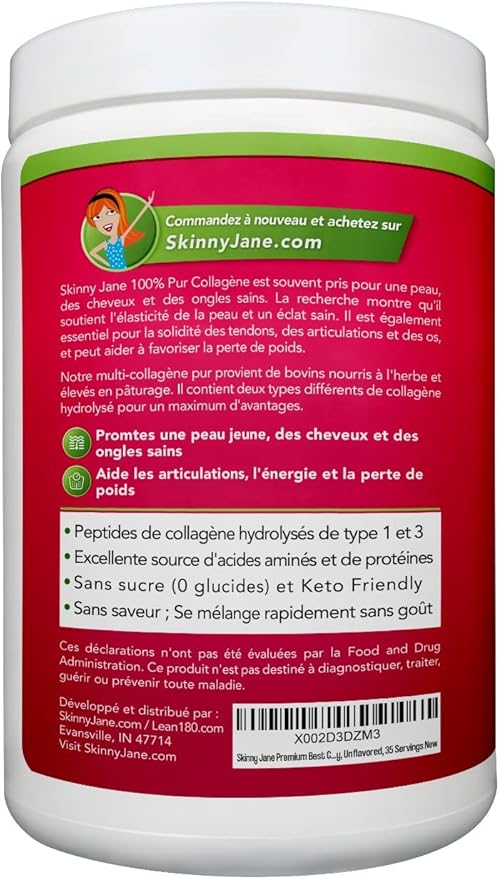 Premium Best Collagen Peptides Powder | Rejuvenates Skin | Healthy Hair and Nails | Supports Healthy Joints | Keto Friendly, Zero Carbs, Unflavored (35 Servings)