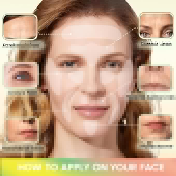 evpct 16Pcs Reusable Silicone Face Tape Forehead Wrinkle Patches for Face Wrinkles Overnight, Face Tape for Castor Oil, Face Facial oil Skin Tape Smoothing Wrinkle Patches for Face Wrinkles Overnight