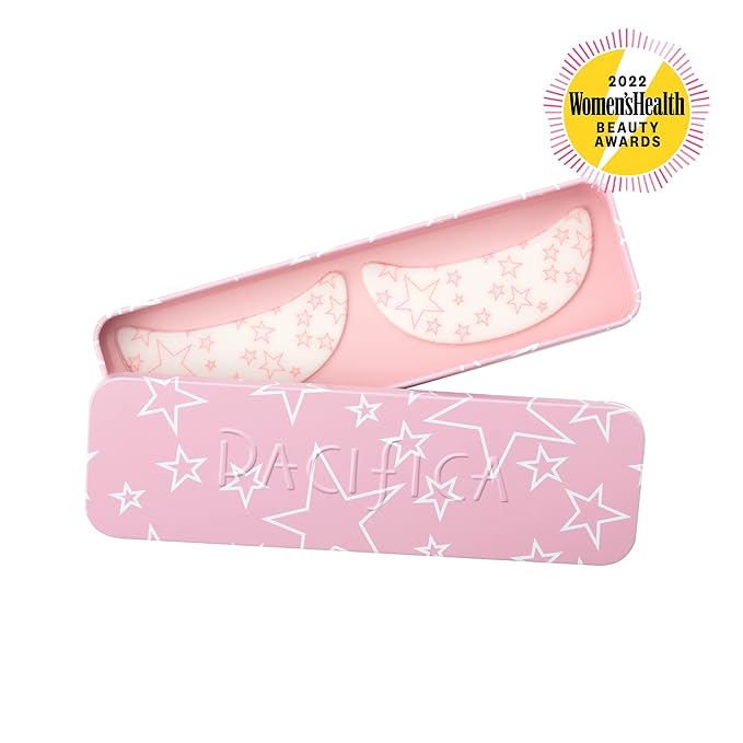 Pacifica Beauty Reusable Smile Line Mask, Skincare, Silicone Mask, For Fine Lines and Wrinkles, Lift and Firm, Pair with Serum, Storage Tin Included, Skin Care, Smile Line Patches, Vegan, 2 Pieces